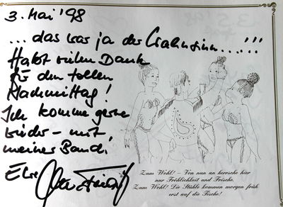 Ute Freudenberg  Autogramm